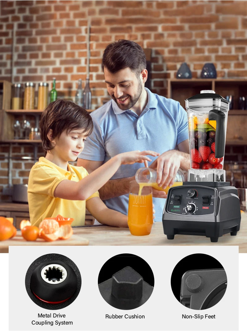 Biolomix T5200 Blender 2L Wet & Dry Multi-Purpose mixer