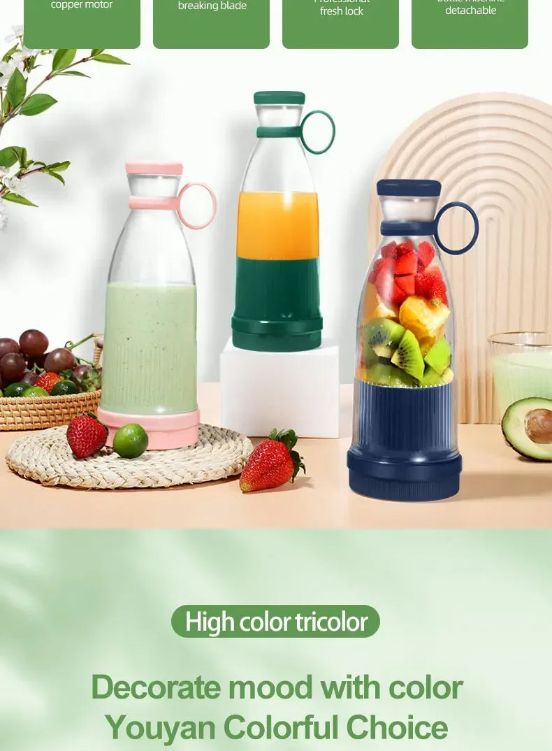 Mini Portable Smoothie Blender Machine USB
