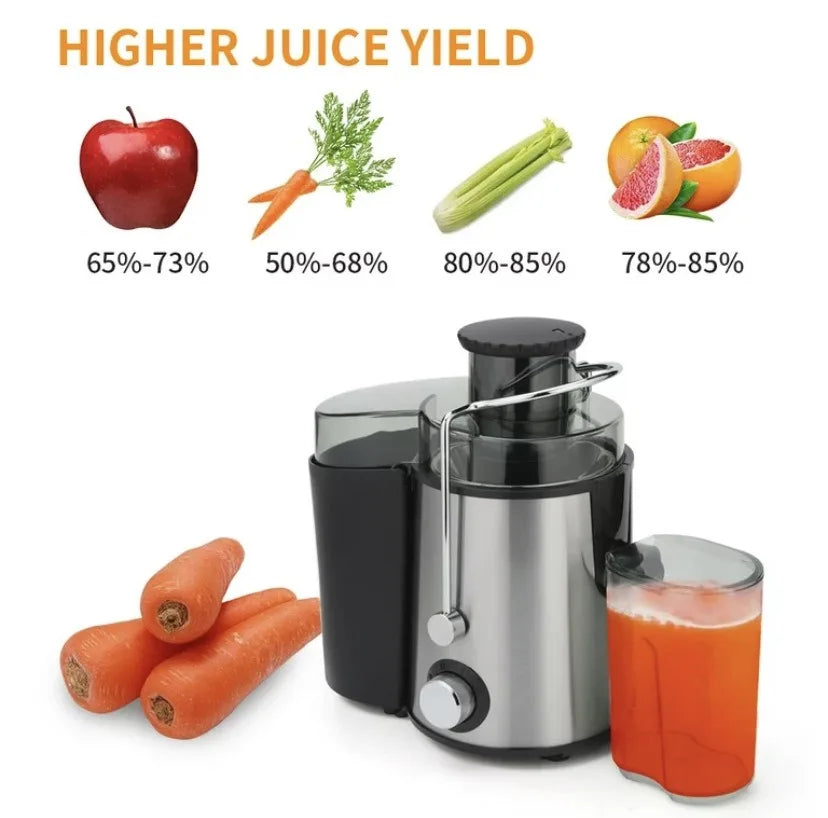 Compact Centrifugal Juicer with Large Chute
