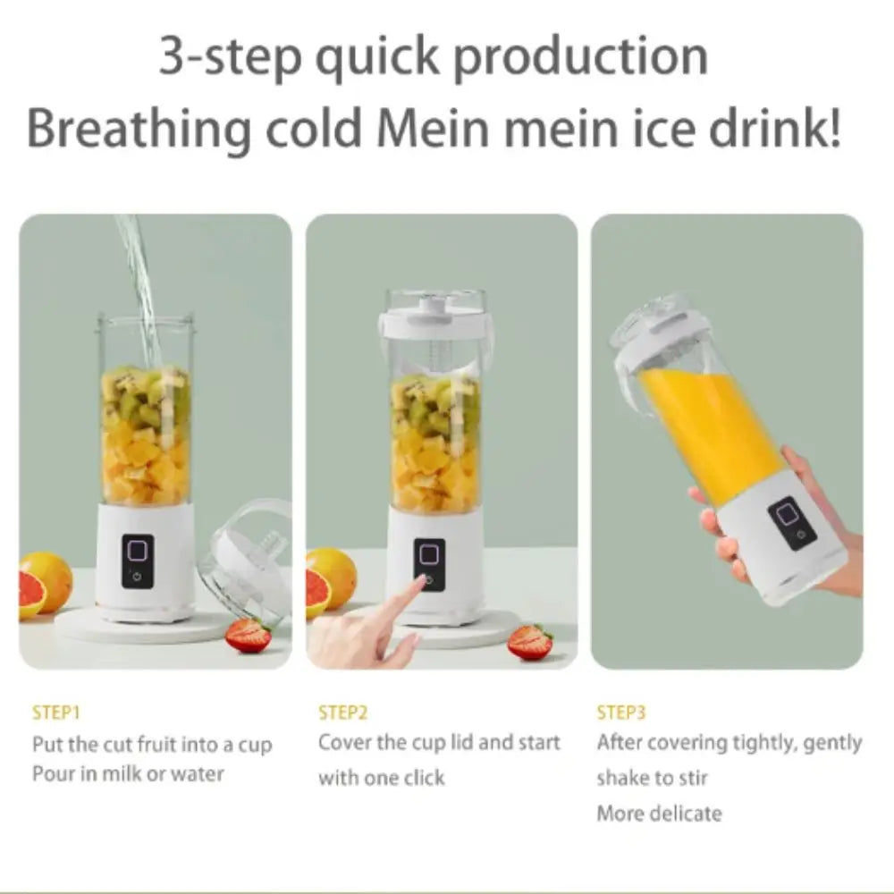 Portable Smoothie Blender for Home Daily Use 600ml