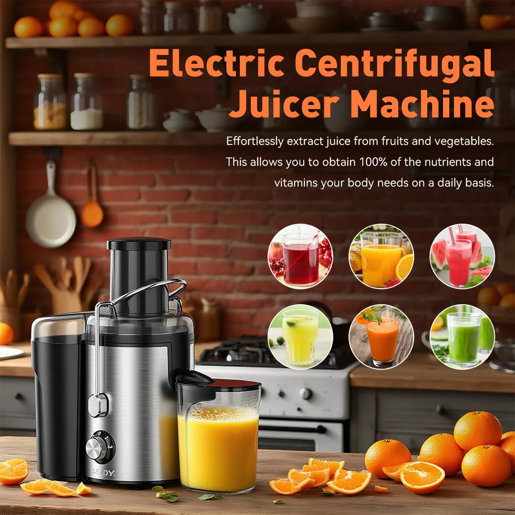 SEJOY Twin-Gear Juicer 500–1000ml