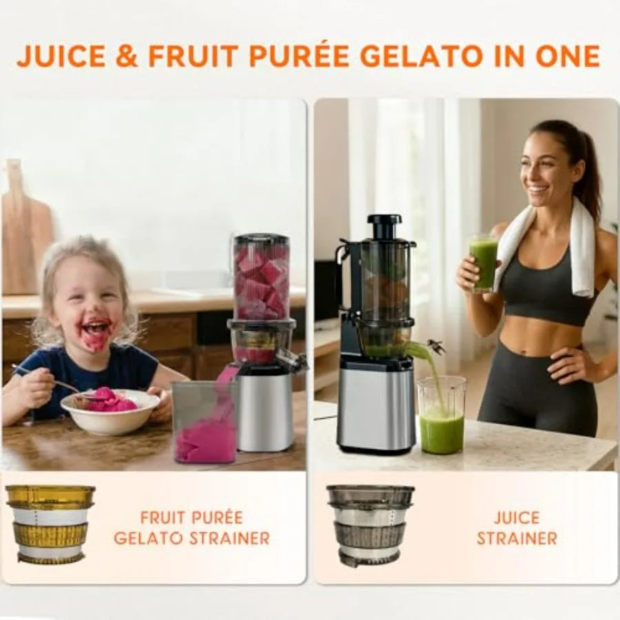 Cold Press Juicer <500ml – Electric Slow Masticating