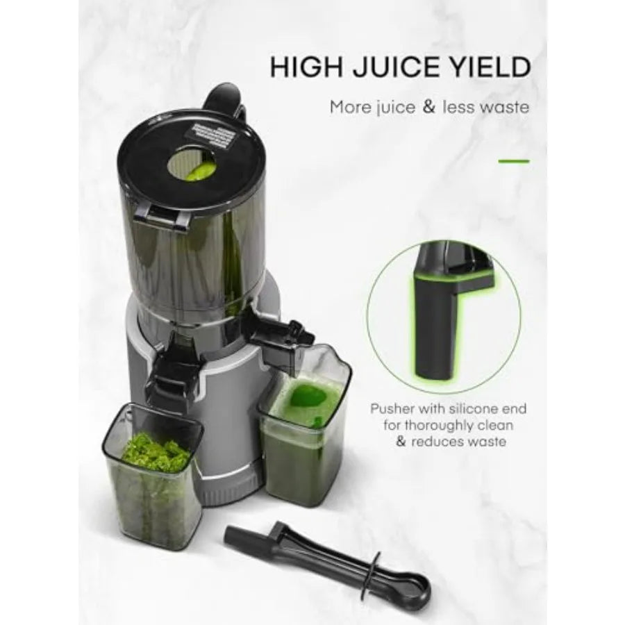 5.4" Cold Press Slow Masticating Juicer – High Yield