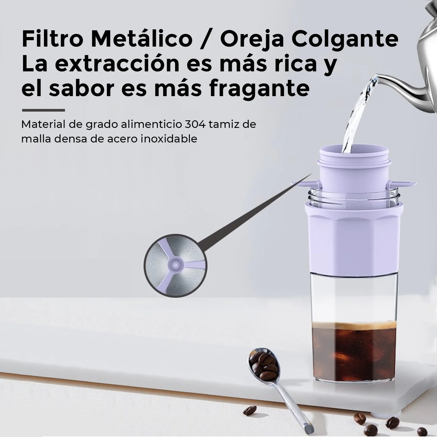 Compact Portable Smoothie Blender with 10 Blades