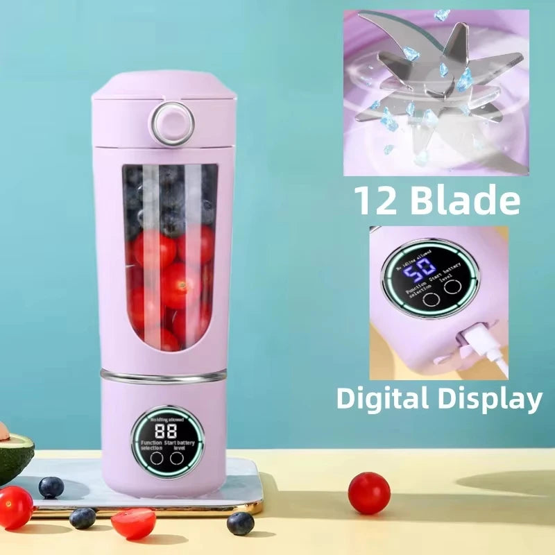 Large-Capacity Portable Smoothie Blender 700ml