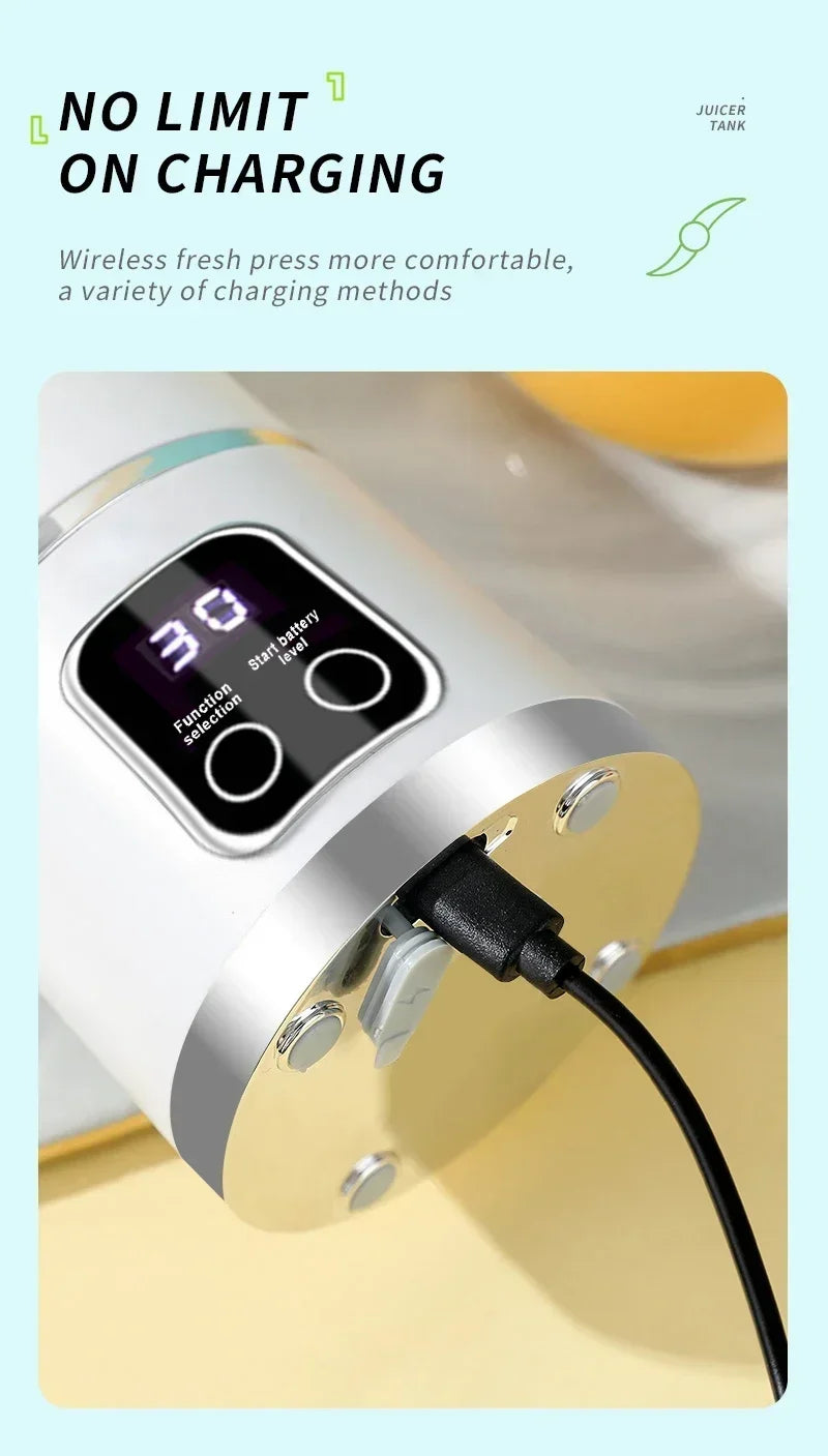 Portable Juicer Blender for Travel & Smoothies