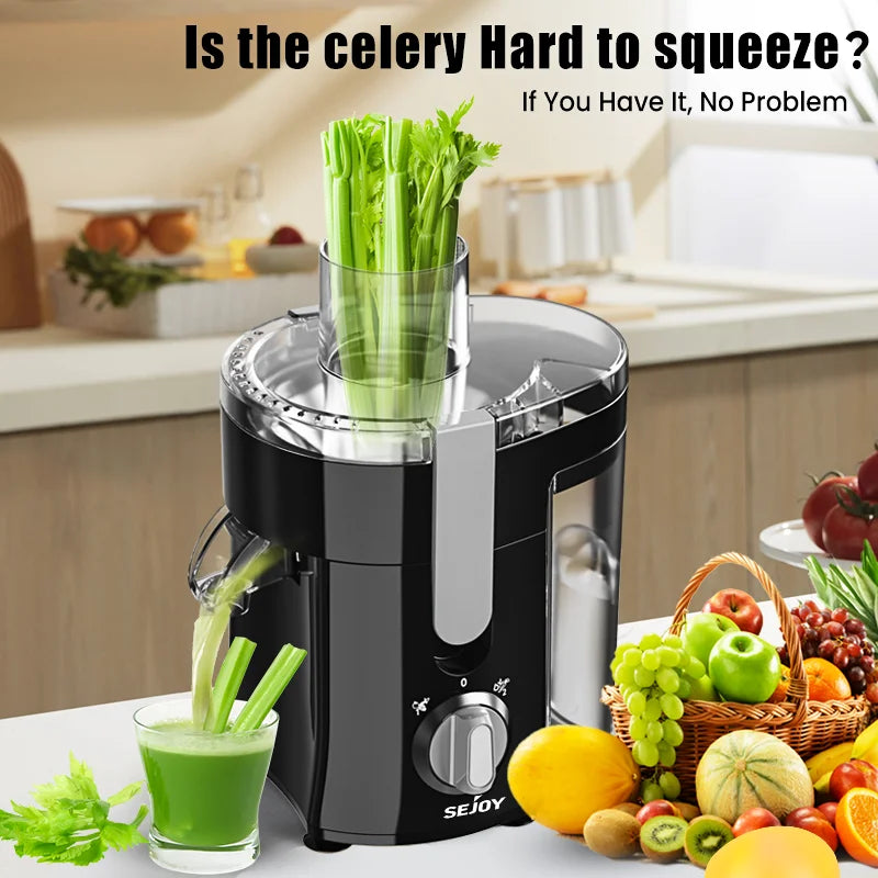 SEJOY Twin-Gear Juicer 500–1000ml
