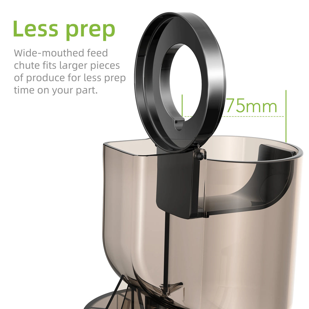 BioloMix Cold Press Juicer Large Feed Chute