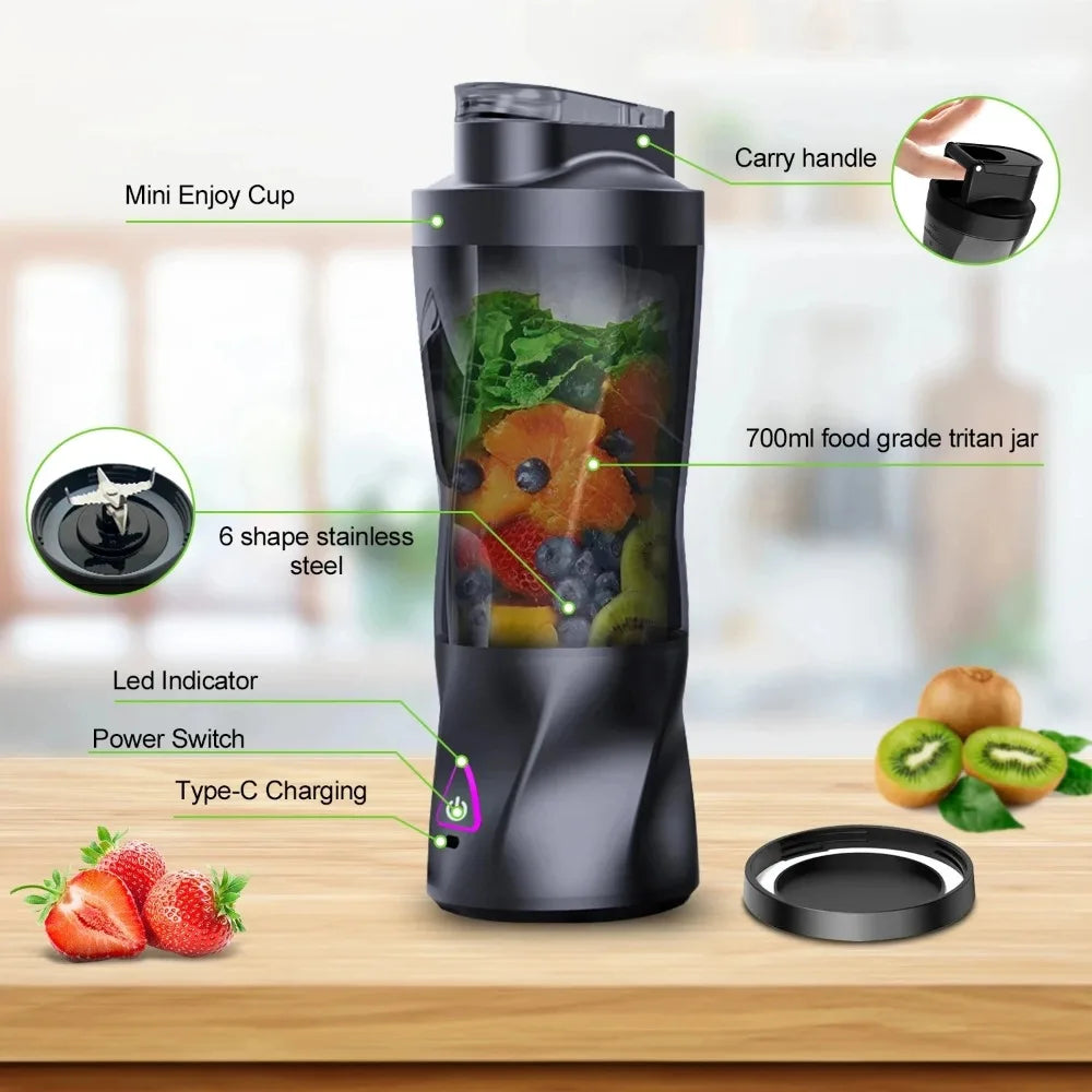 High-Power Portable Smoothie Blender