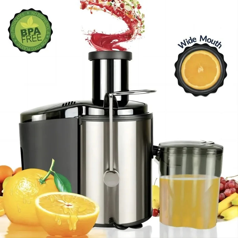 Compact Centrifugal Juicer with Large Chute