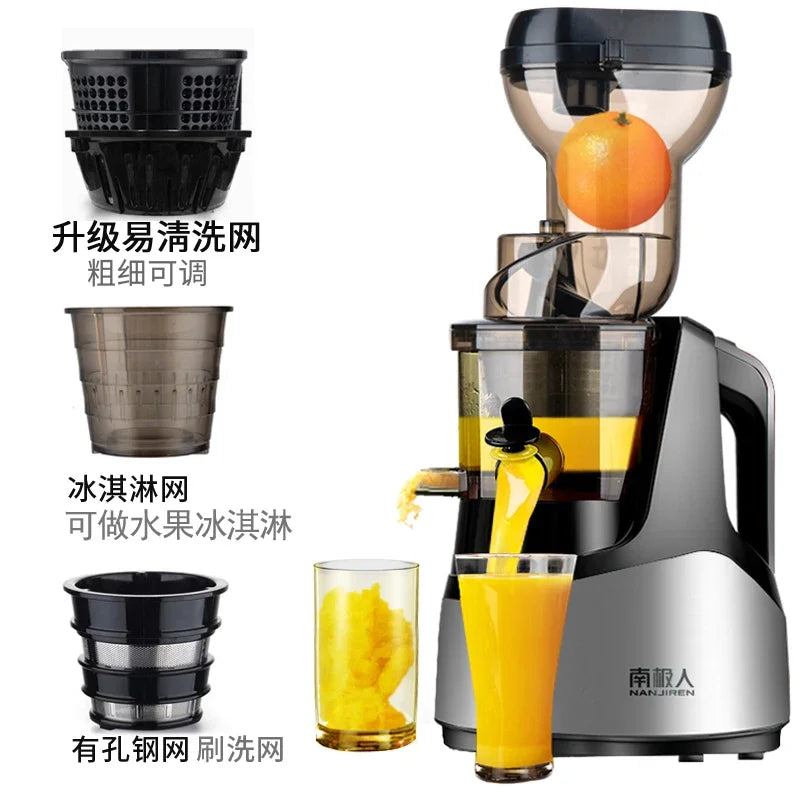 220V High-Capacity Electric Juice Extractor