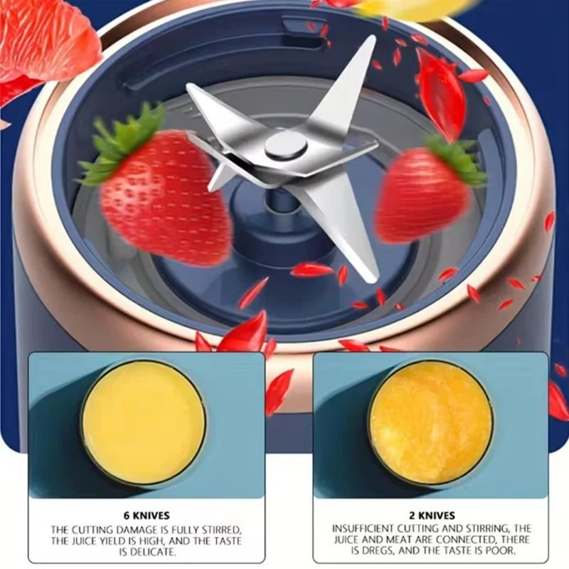 Portable Smoothie Blender for Home & Sports