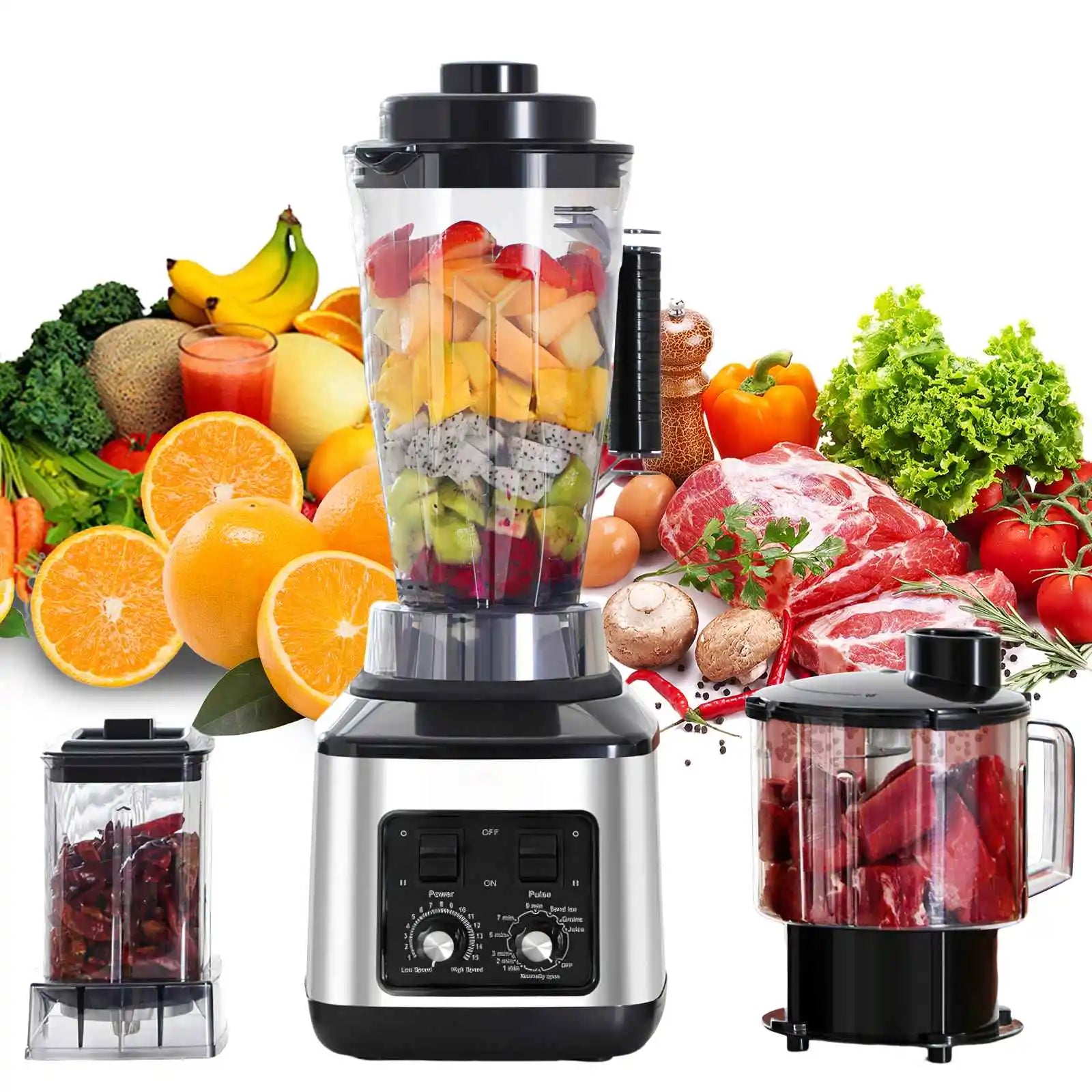 Avehrit 9500W Blender 3L – 3-in-1 Multi-Function