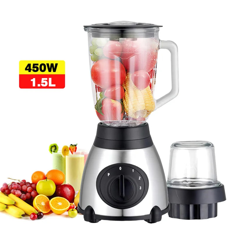 GECOFEER 450W Blender 1.5L – Smoothie Maker