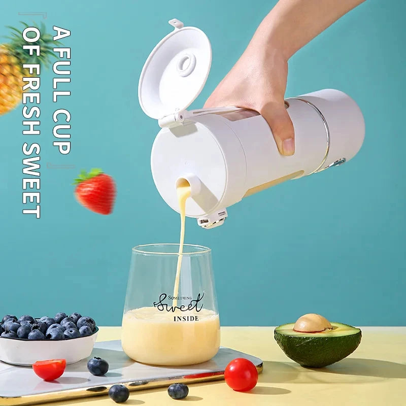 Large-Capacity Portable Smoothie Blender 700ml