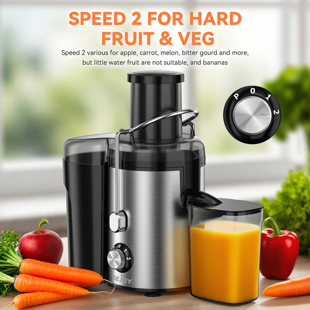 SEJOY Twin-Gear Juicer 500–1000ml