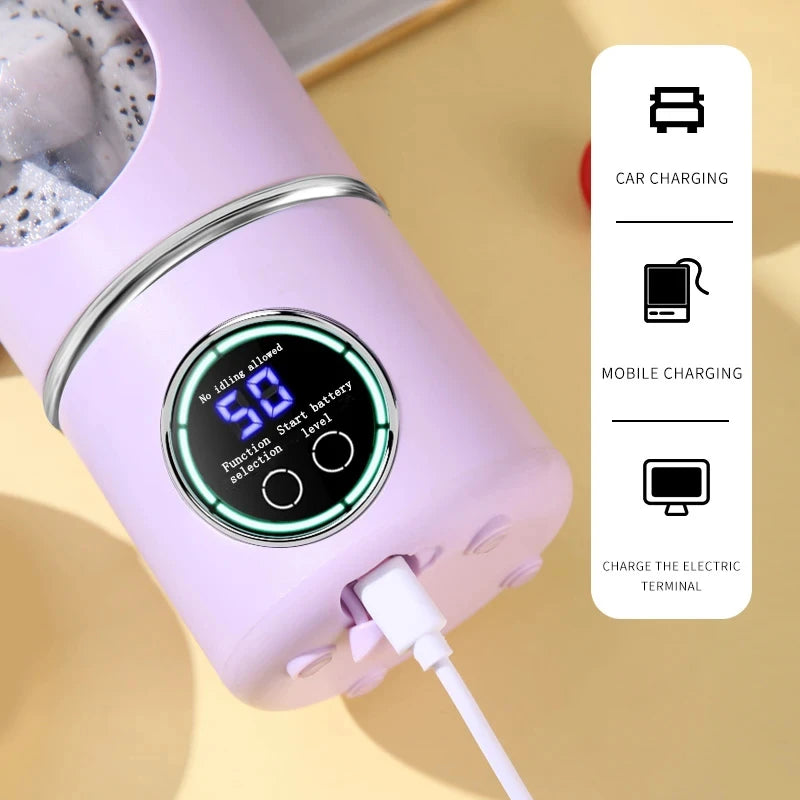 Large-Capacity Portable Smoothie Blender 700ml
