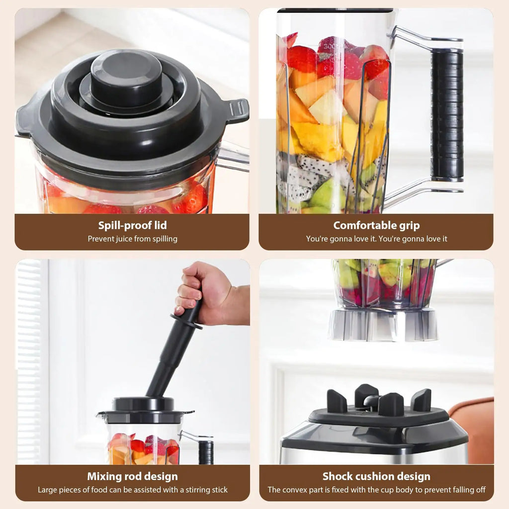 Avehrit 9500W Blender 3L – 3-in-1 Multi-Function