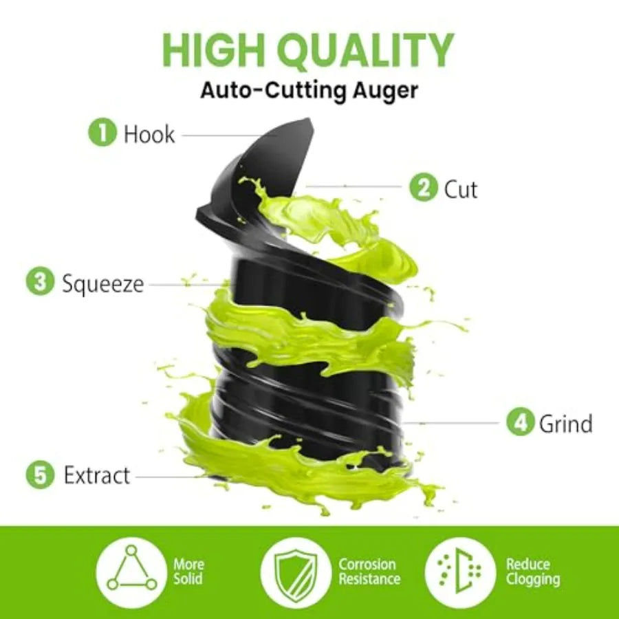 Cold Press Juicer <500ml – 6.5” Extra Large Feed Chute