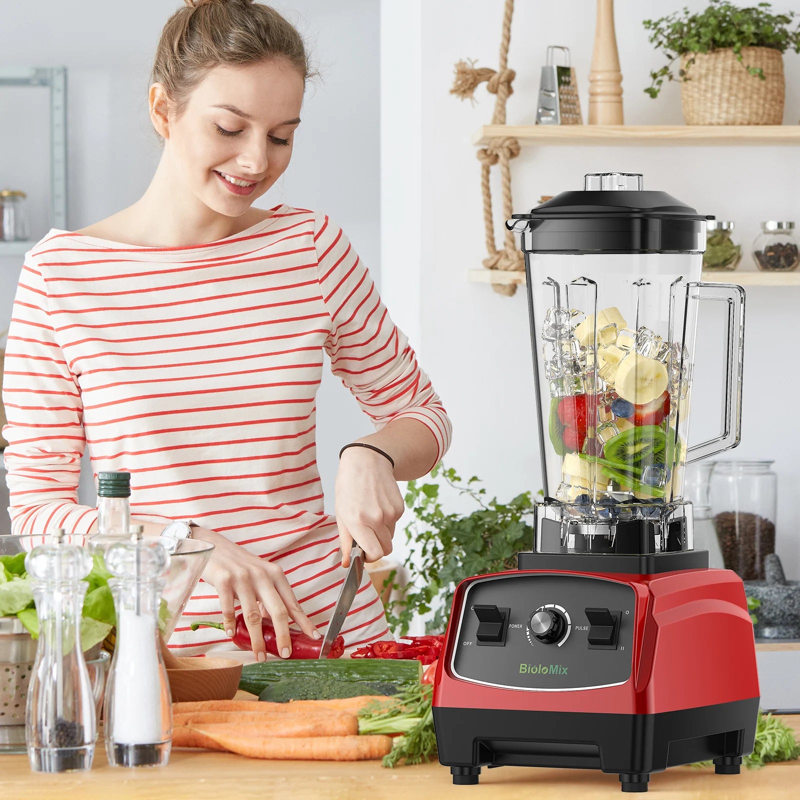 Biolomix G5200 Blender 2L- 6-Blade Multi-Purpose