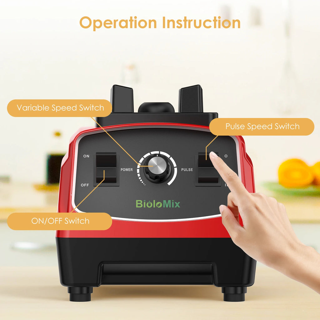 Biolomix G5200 Blender 2L- 6-Blade Multi-Purpose