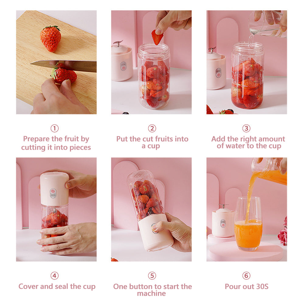Usb Rechargeable Portable Blender 500Ml