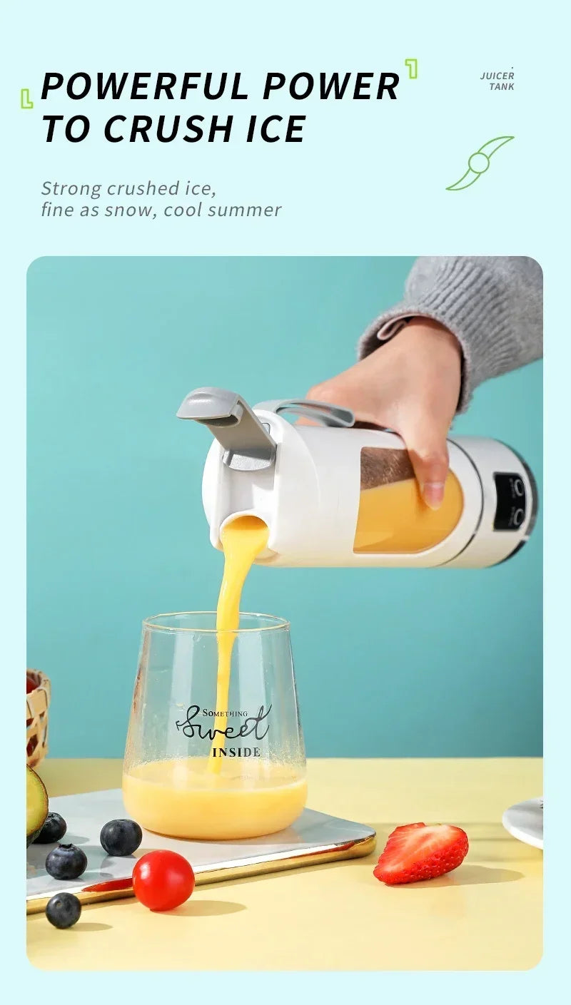 Portable Juicer Blender for Travel & Smoothies
