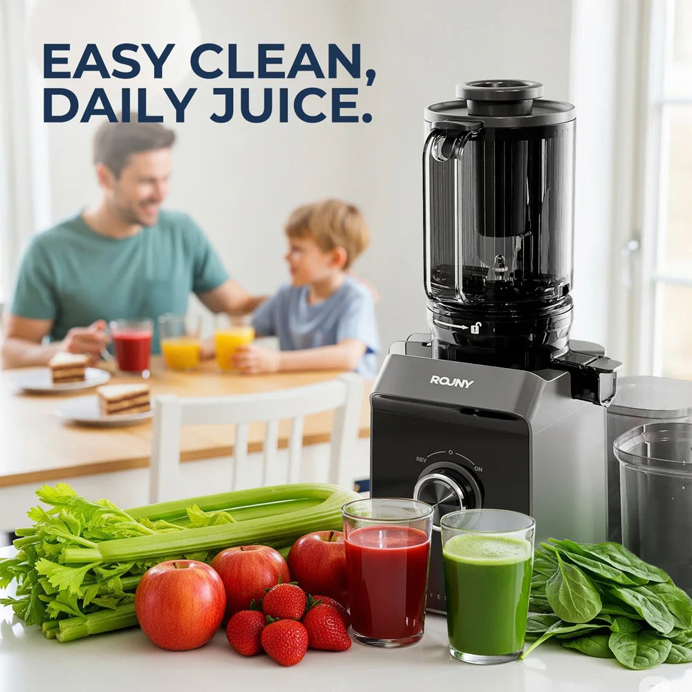 ROUNY Filter-Free Cold Press Juicer