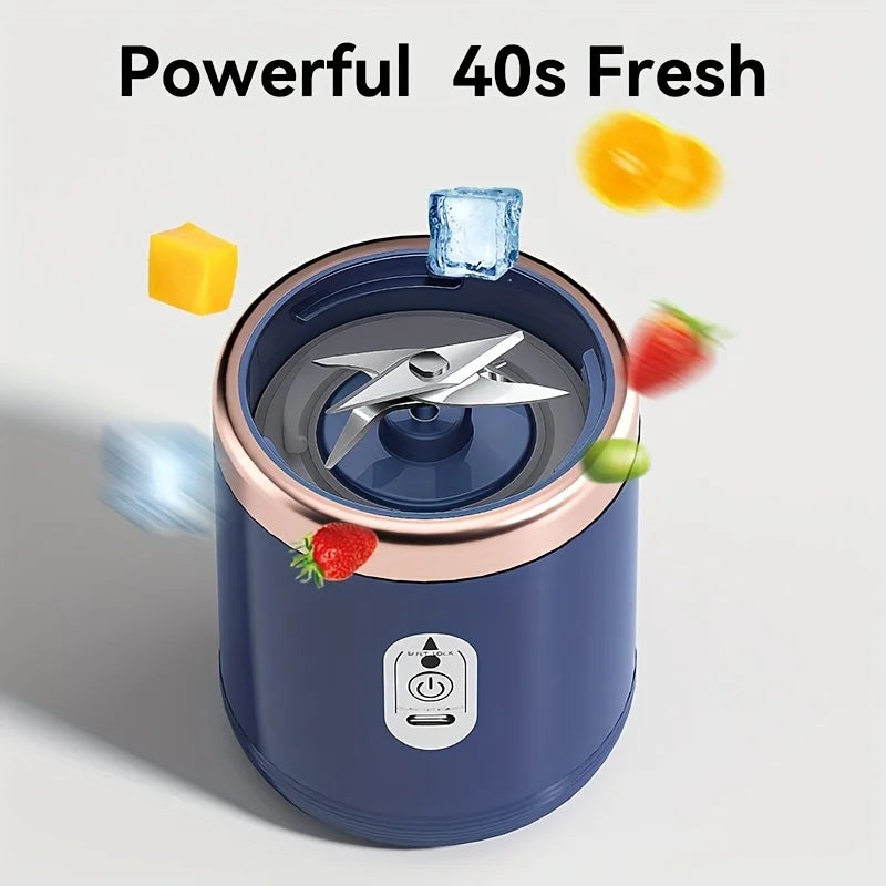 400ML Compact Portable Smoothie Blender with Auto-Clean