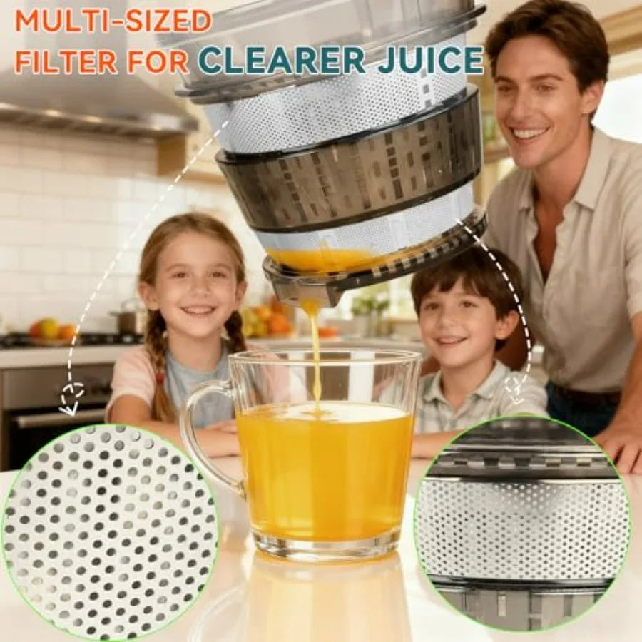 Cold Press Juicer <500ml – Electric Slow Masticating