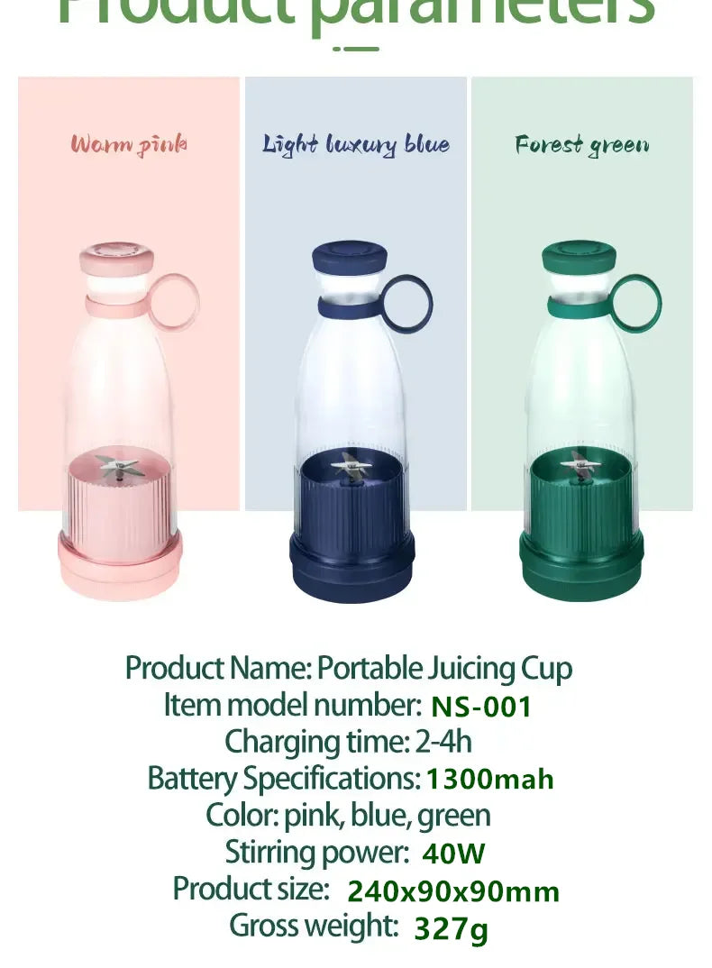 Mini Portable Smoothie Blender Machine USB