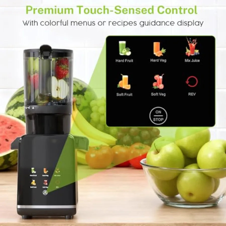 SHXI cold press juicer 4.35" Wide Feed Chute – Slow Masticating
