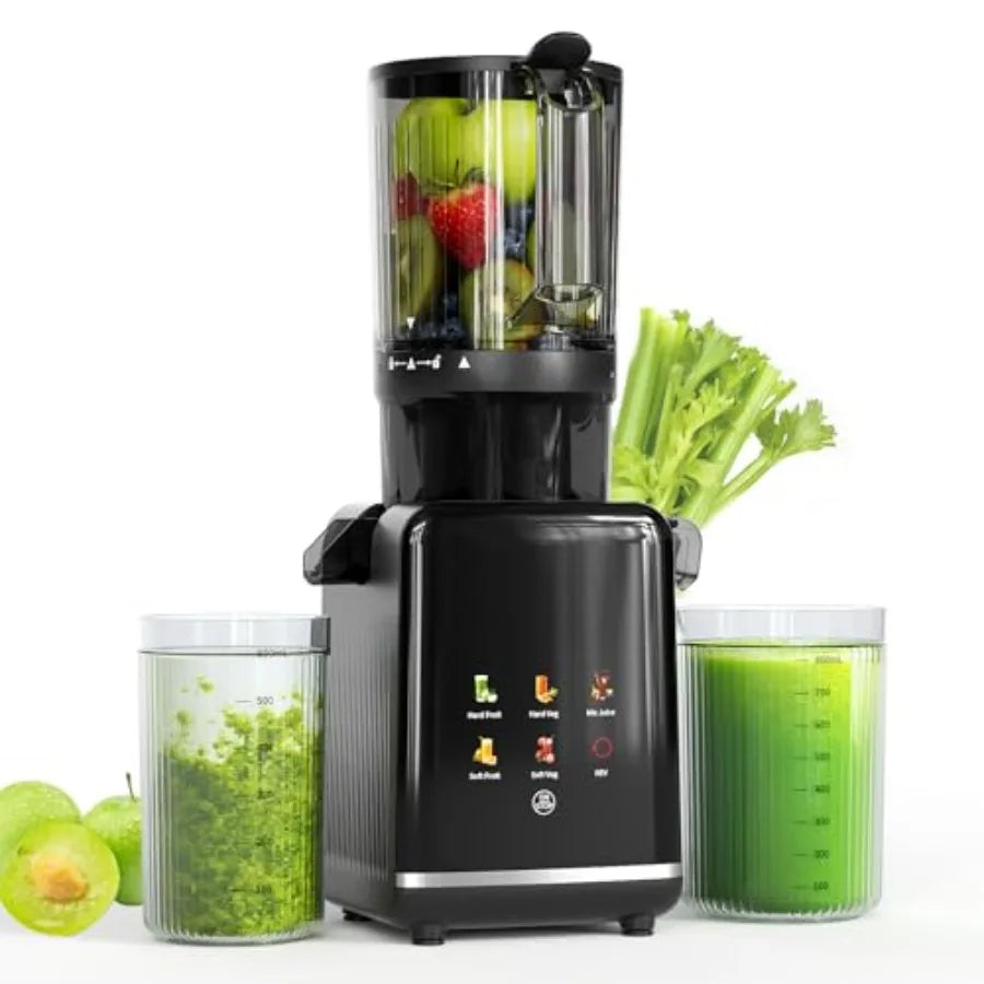 SHXI cold press juicer 4.35" Wide Feed Chute – Slow Masticating