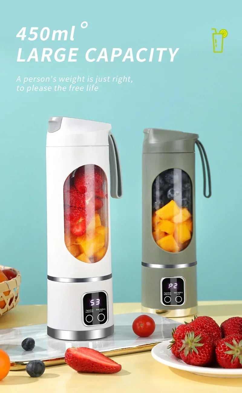 Portable Juicer Blender for Travel & Smoothies