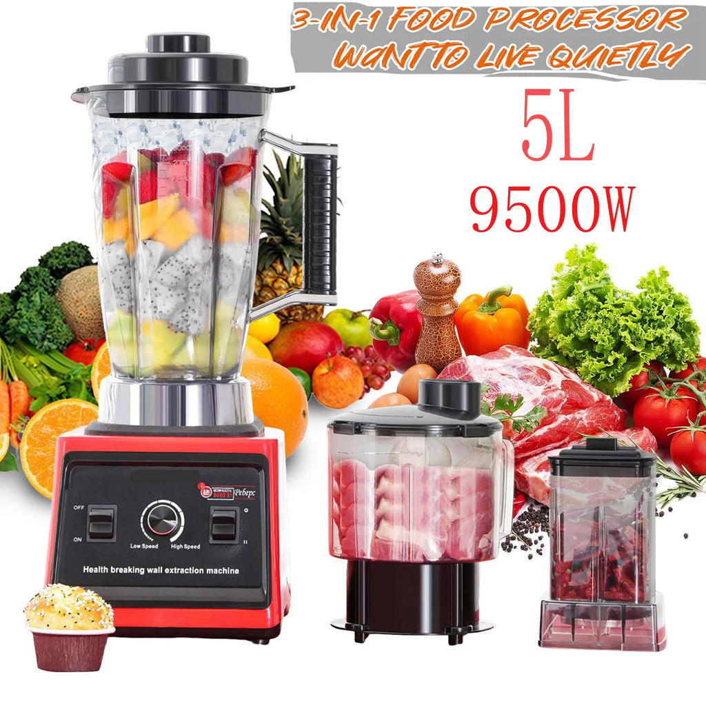 TKKEACE 9500W Blender 3L – 3-in-1 High-Speed