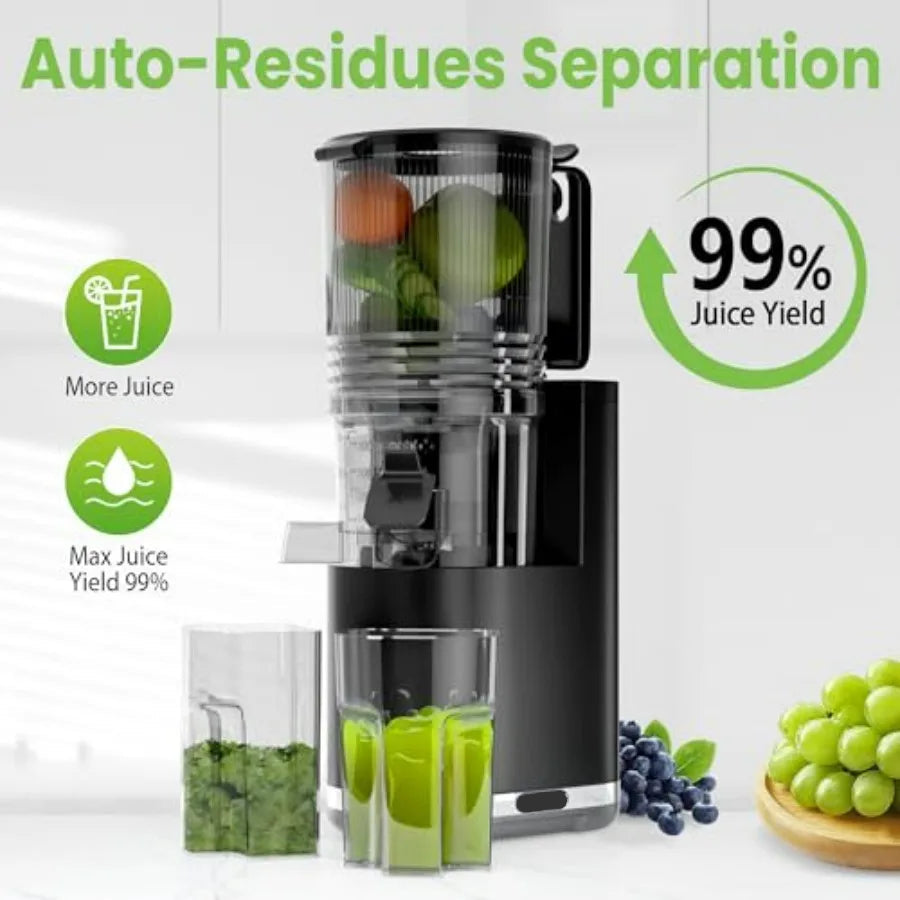 Cold Press Juicer <500ml – 6.5” Extra Large Feed Chute