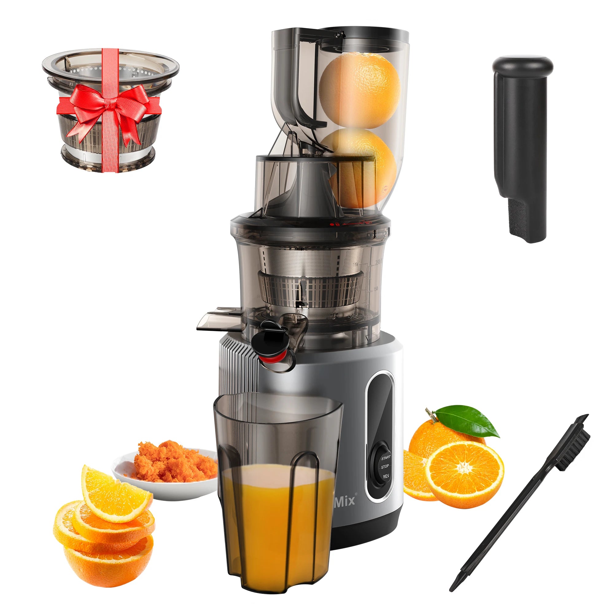 BioloMix Cold Press Juicer Large Feed Chute