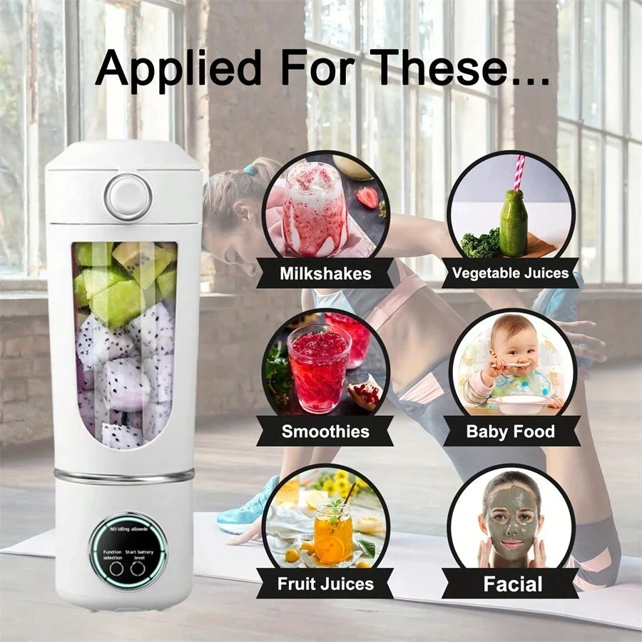 Large-Capacity Portable Smoothie Blender 700ml