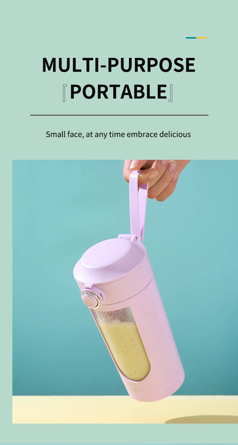 Large-Capacity Portable Smoothie Blender 700ml