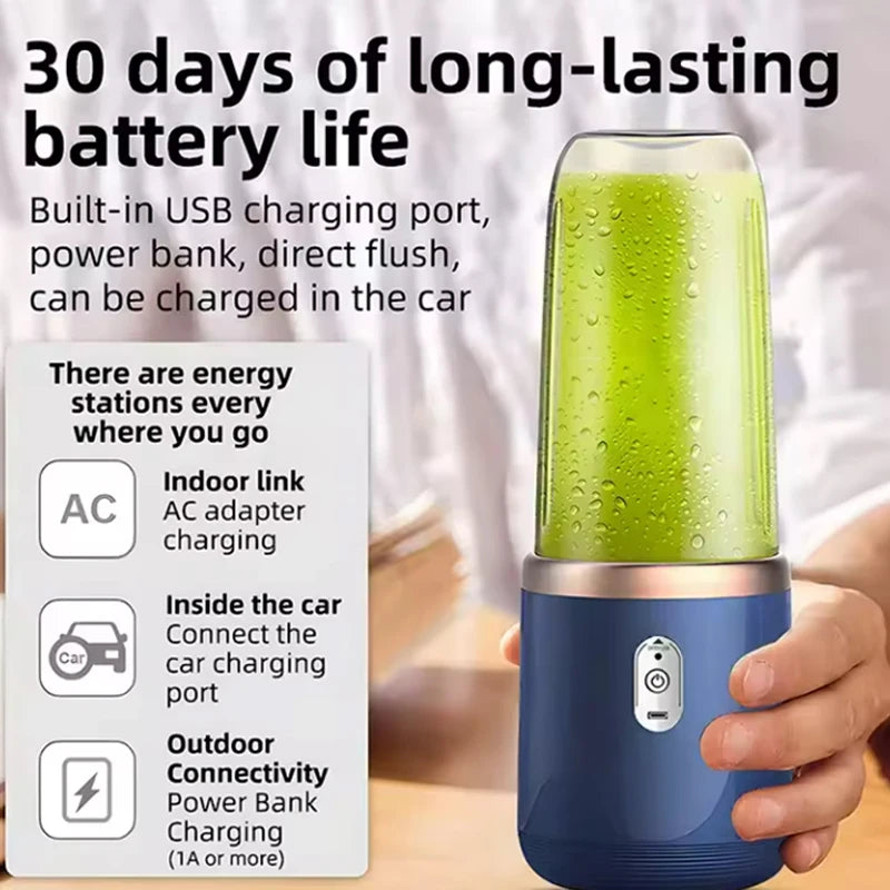 Portable Smoothie Blender for Home & Sports