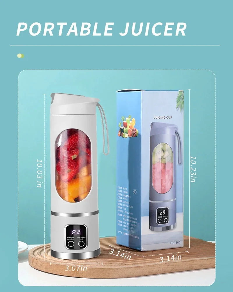 Portable Juicer Blender for Travel & Smoothies