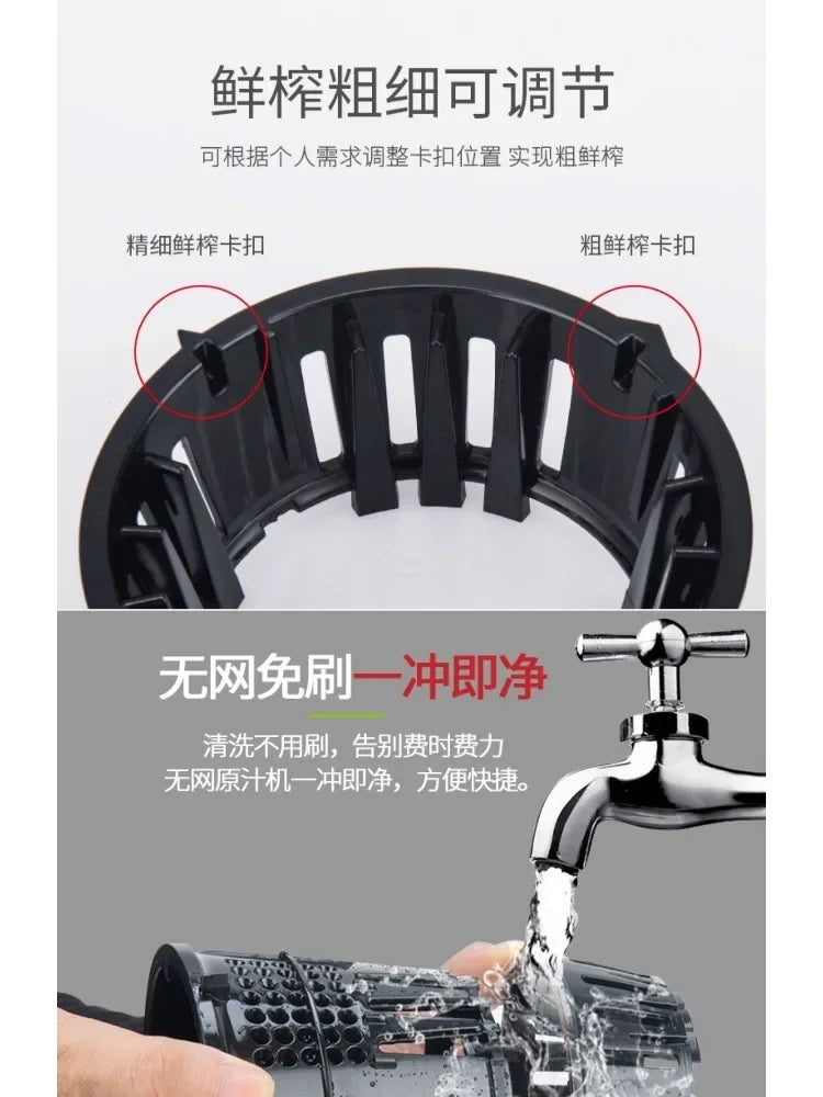 220V High-Capacity Electric Juice Extractor