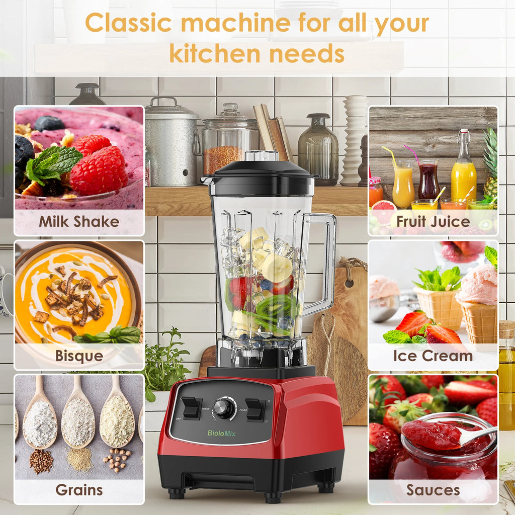 Biolomix G5200 Blender 2L- 6-Blade Multi-Purpose