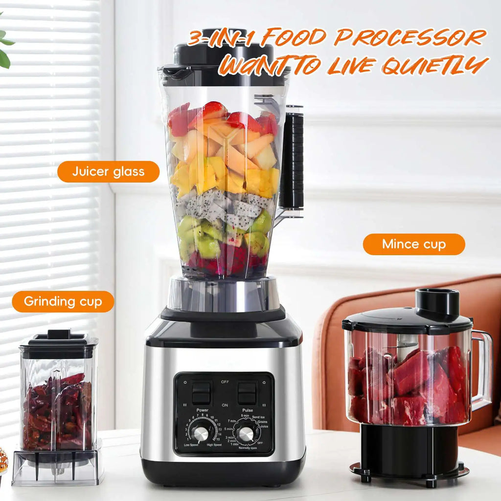Avehrit 9500W Blender 3L – 3-in-1 Multi-Function