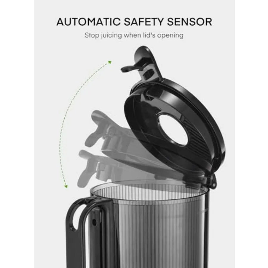 5.4" Cold Press Slow Masticating Juicer – High Yield