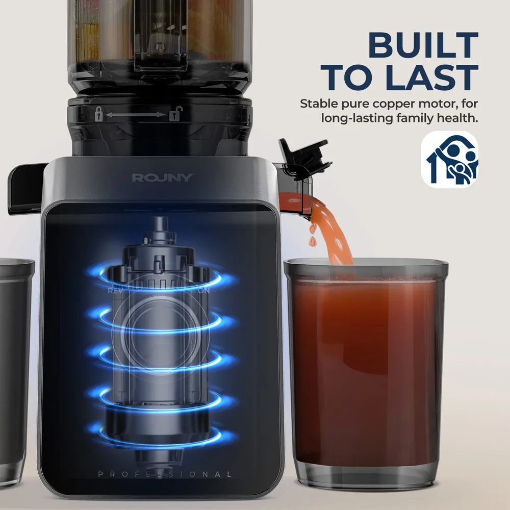ROUNY Filter-Free Cold Press Juicer