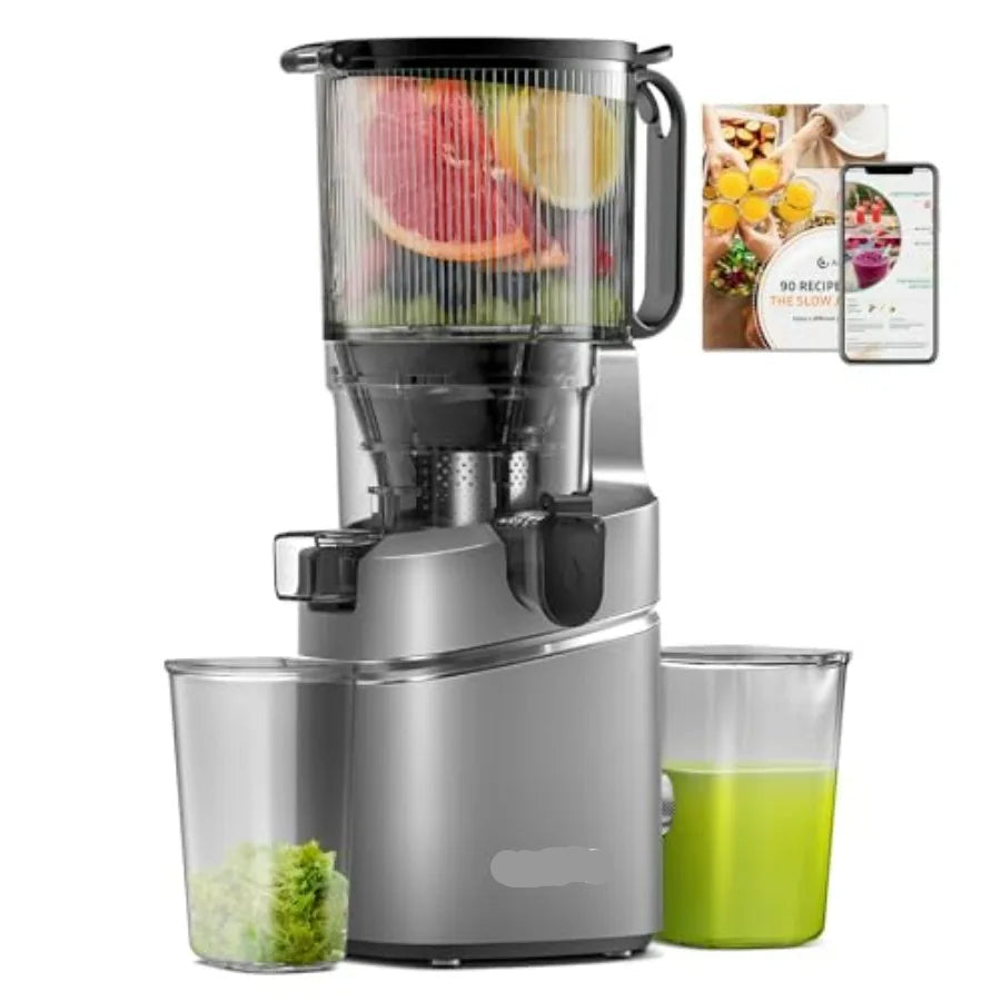 Cold Press Juicer <500ml 5.8” Self-Feeding Triple Strainers