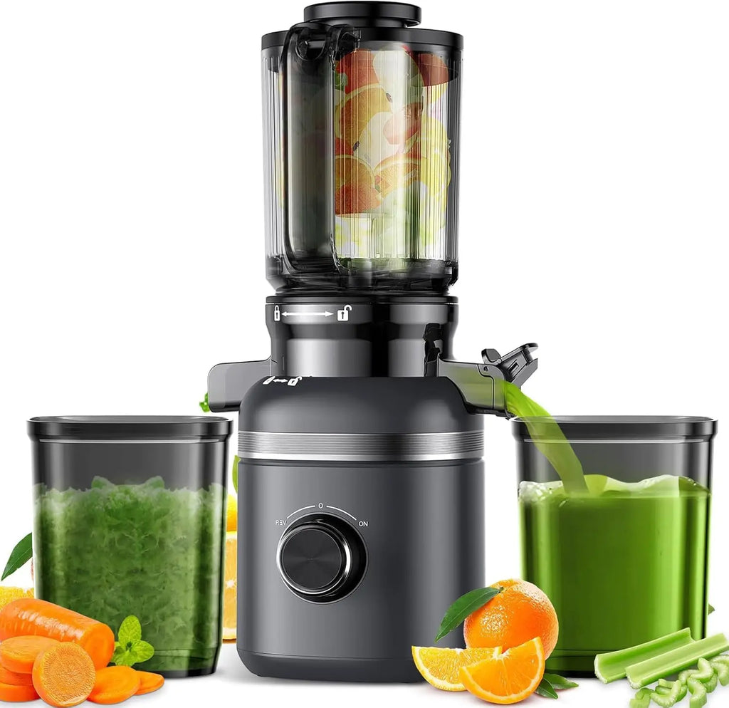 Next-Gen Cold Press Juicer with Built-in Blades