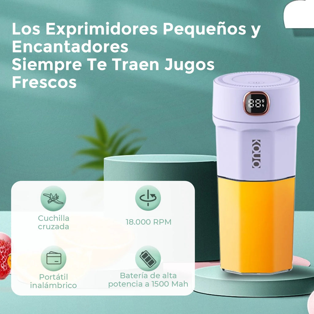 Compact Portable Smoothie Blender with 10 Blades
