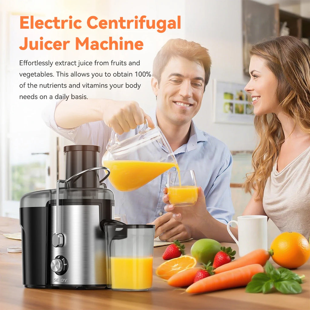 SEJOY Twin-Gear Juicer 500–1000ml